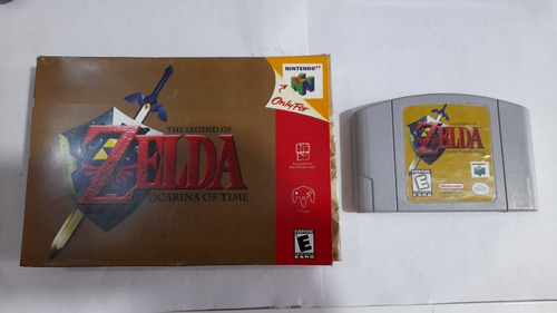 Zelda Ocarina Of Time Portada Y Caja Impres Para Nintendo 64