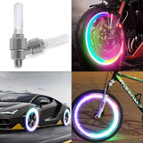 Par Tapavalvulas Luz Led Neon Rgb Multicolor Moto Carro Bici