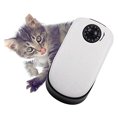 Pawise Comedero Automático Para Gatos Con 1 Comida, Dispensa