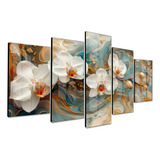Quadros Decorativos Mosaico Orquídeas Sala Quarto Cozinha Y