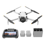Mini Drone Dji Mini 4 Pro Rc 2 Fly More Combo Con Cámara 4k Gris 5.8ghz 3 Baterías