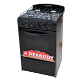 Cocina Peabody 53cm Negra Multigas