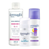 Dermaglós Combo Cuidado Facial Básico De Verano