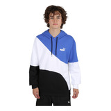 Buzo Puma Power Cat Hombre En Azul