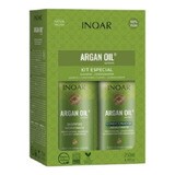 Kit Inoar Argan Oil Duo Shampoo + Condicionador 2x250 Ml