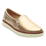 Zapato Confort Color Oro Flexi Para Mujer 107701 Pv