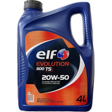 Aceite Para Motores Elf Evolution 500 Ts 20w50 - 4 Litros