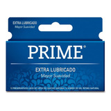 Preservativo De Látex Prime Extra Lubricado X 12 Un