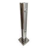 Kit 09 Pçs Coluna Torre Guarda Corpo Inox 40cm 