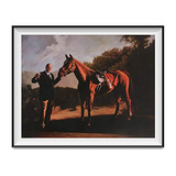 Tony Soprano Y Pie O-my-pintura Del Caballo Poster Los Sopra