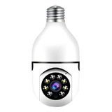 Camara Ip Rotica Tipo Bombillo Wifi 360° Vision Nocturna