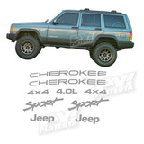 Kit 9 Calcos Jeep Cherokee Sport - Ploteoya