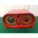 Radio Valvulado Zenith Antigo Baquelite Vermelho 