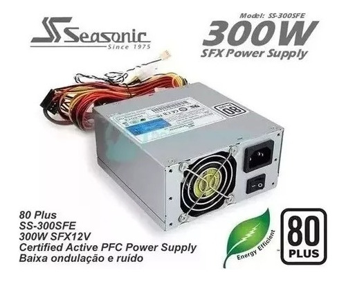 Fonte Atx Seasonic Ss-300sfe 300w 80plus