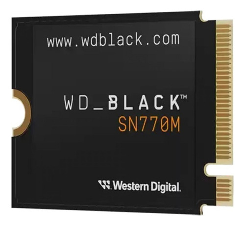 Ssd M.2 2230 Wd Black Western Digital Sn770m 1tb 1000gb Nvme Wds100t3x0g-00chy0 Velocidade De Leitura 5150mb/s