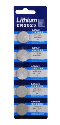 100 Bateria Lithium Cr2025 3v Cx C/20cateira