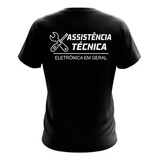 Camiseta Assistência Técnica Eletrônica Em Geral Uniforme