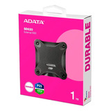 Disco Sólido Externo Adata Sd620 1tb  Color Negro