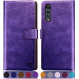 Funda De Cuero P/celular LG Velvet 5g Con Bloqueo Rfid - Pur