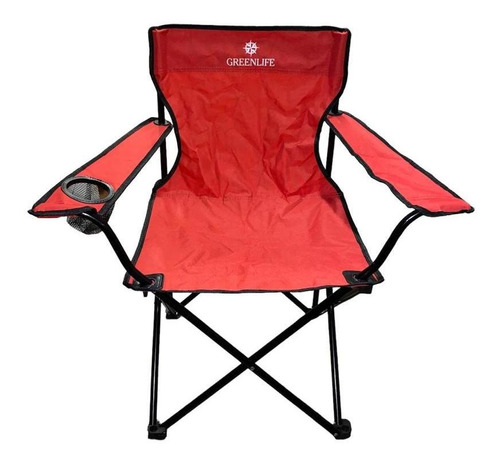 Silla Plegable Greenlife Rojo