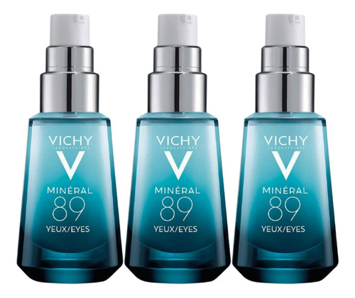 Combo X3 Vichy Mineral 89 Contorno De Ojos 15 Ml