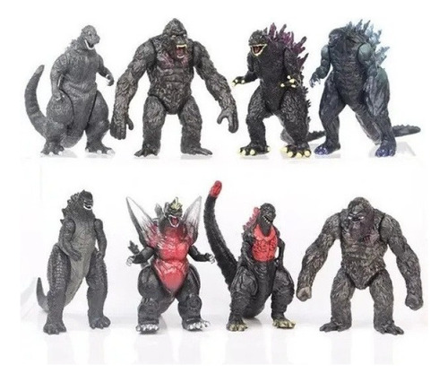 Figura De Muñeca Godzilla King Kong De Dinosaurio De Segunda