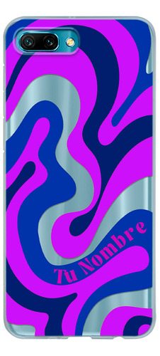 Funda Para Honor Para Mujer Curvas Moradas Con Tu Nombre