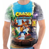 Camisa Camiseta Crash Bandicoot Serie Game Jogo Ps2 Ps3 {j1