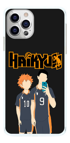 Capinha Haikyuu Selfie Kaykyu Fundo Escuro Capa De Celular