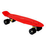 Skate Mini Cruiser 22 Pol Vermelho Semi-pro Aluminio Compact Life Dreams