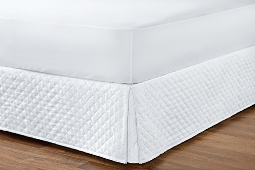 Saia Para Cama Box Casal Super King Size Matelada Microfibra