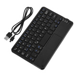 Ultra-delgado Mini Teclado Inalámbrico Bluetooth Con Touchpa