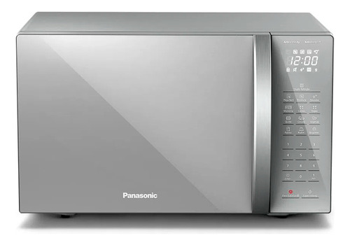 Micro-ondas Panasonic Antibactéria Ag 34l Inox - 127v