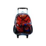 Mochila De Rodinhas Preta Spider Man - Xerius 11660