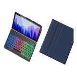 W Funda Con Teclado Para Galaxy Tab S7 Fe 12.4 Pulgadas