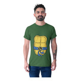 Playera Caparazon Tortugas Ninja Frente Y Espalda, Tmnt