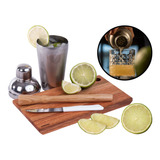 Kit Caipirinha Profissional Coqueteleira 500 Ml 4 Peças Inox