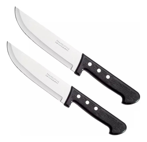 Set X2 Cuchillas Cuchillo De Acero Para Cocina 