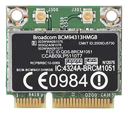 Tarjeta De Red Inalámbrica Pcie, Bcm94313hmgb Wi-fi Y