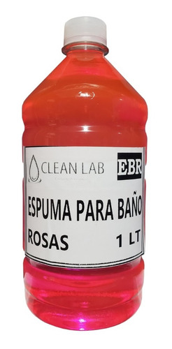 Espuma De Baño X 1 Lt. Fragancia Rosas X Unidad