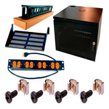 Gabinete Rack 9ru Fondo 51 + Accesorios