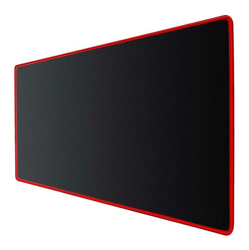 Mouse Pad Gamer Xxl Con Borde Rojo 890 X 400 X 3mm