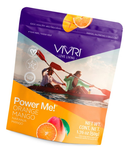Power Me Vivri 10 Porciones - mL a $90000