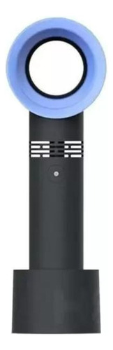 Mini Ventilador Portátil Recargable De Mano Usb, Color Negro
