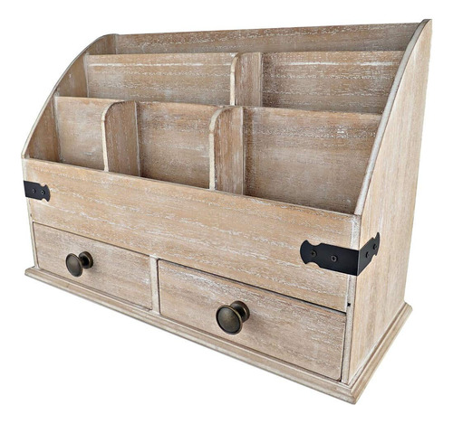 25dol Mini Hutch - Organizador De Escritorio Grande De Mader