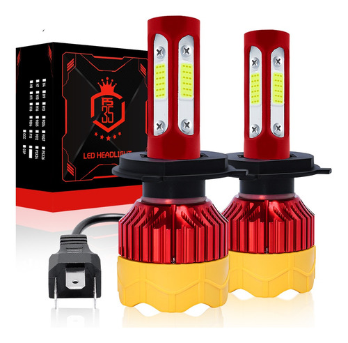 Kit De Faros Led H4 H13 9004 9007 Alta Y Baja 18000lm