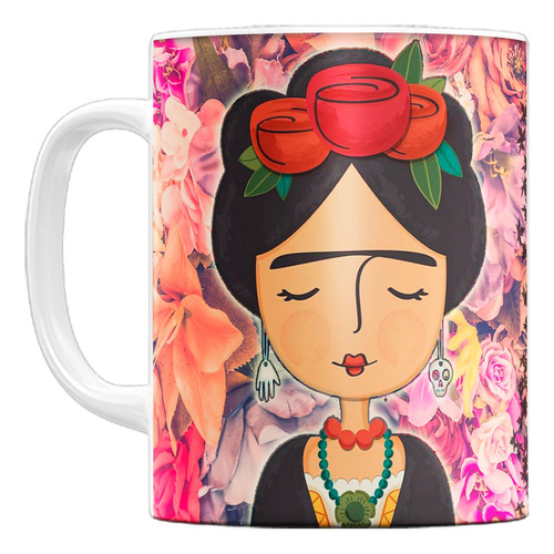 Taza Ceramica  Importada Frida Khalo