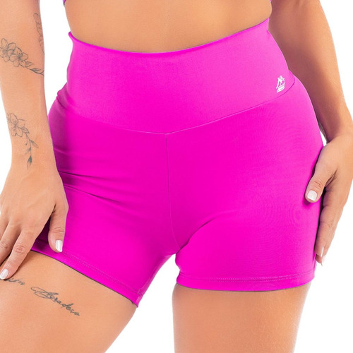 Bermuda Curta Zero Transparência Modela Bumbum Tecido Grosso