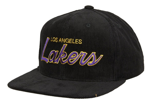 Gorra Mitchell And Ness Cord Script Los Angeles Lakers