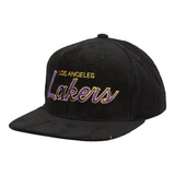 Gorra Mitchell And Ness Cord Script Los Angeles Lakers